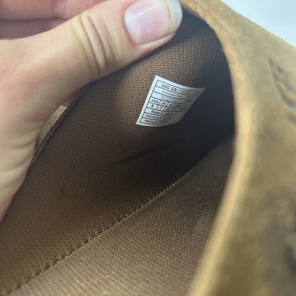 UGG Tan Suede Mules with Strap - Picture 8 of 10